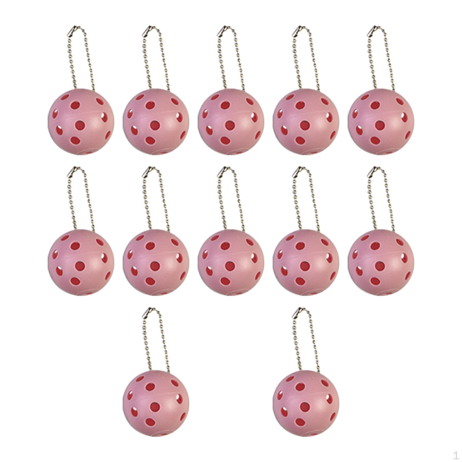 

12 шт. брелок для ключей Pickleball, подвеска в виде сумки, подвески, металлический брелок для ключей, украшение для кошелька, подарки