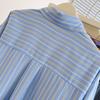 1116 Spring New Striped Shirt Women's Foreign Style Age Reduction Inner Commuter Fashion Daily Casual Commuter Professional Shirt