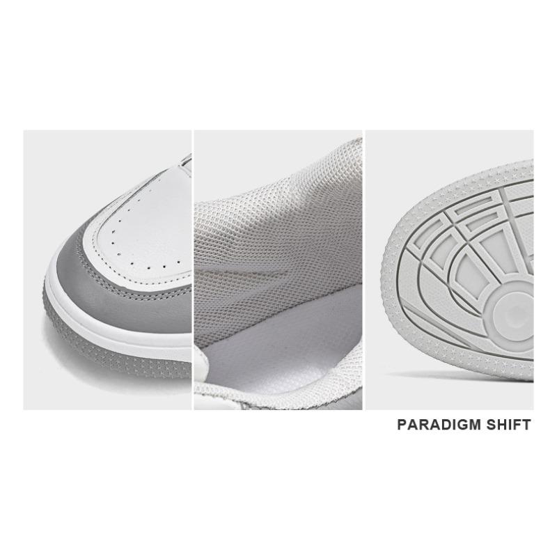 New Men's Skateboard Shoes Comfortable and Breathable Vulcanized Shoes Fashionable Lace-up Platform Shoes Sapato Masculino