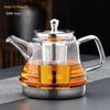 2026 Induction Cooker Glass Teapot: Heat-Resistant, Thickened Kettle for Boiling and Brewing on Ceramic Cooktops