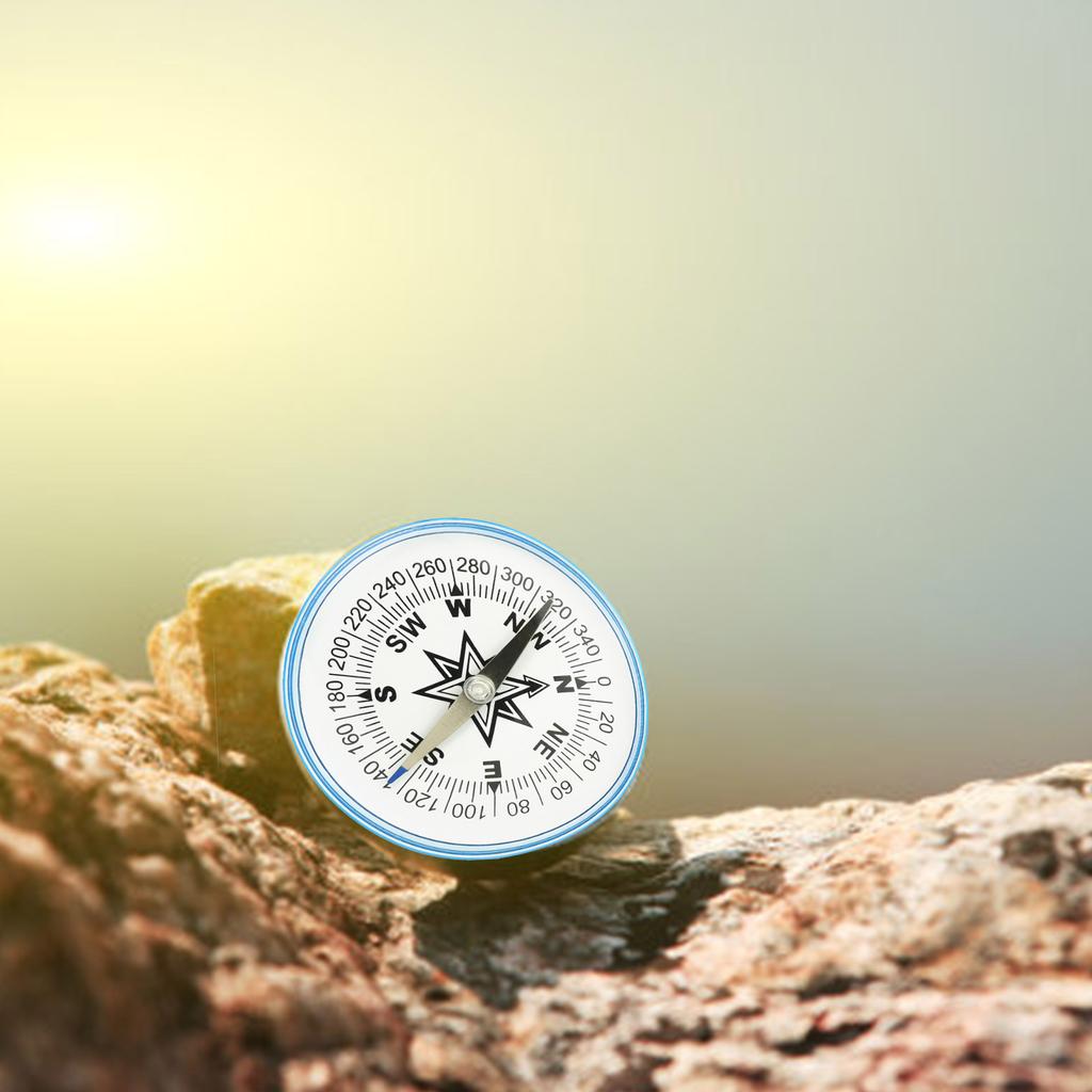 100mm Large Pocket Compasses Round Orienteering Compasses for Camping Hiking Navigation Compasses Outdoor Equipment