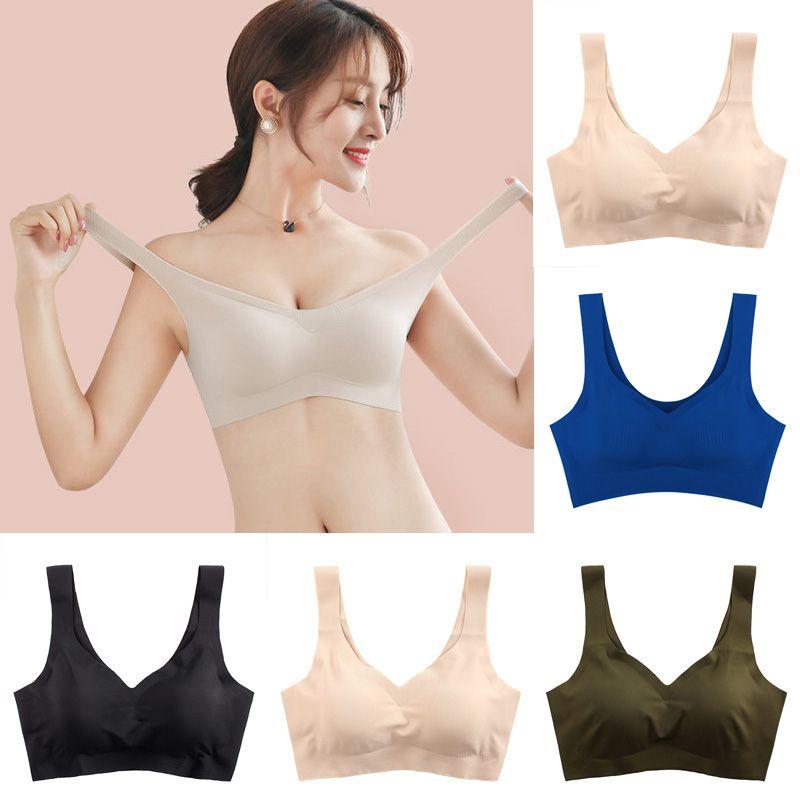 Comfort Ladies Lace Sports Yoga Bra Push Up Wireless Bralette Non Wire Seamless