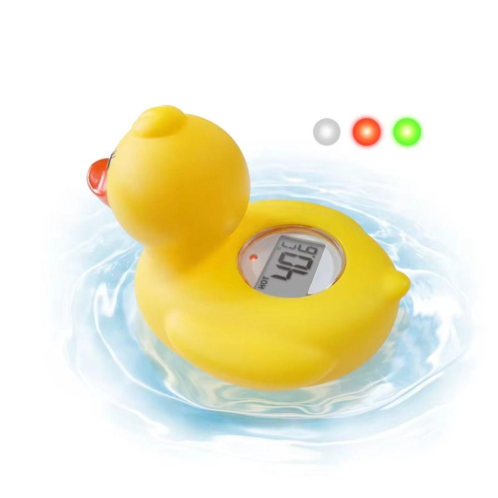 IP67 Waterproof Floating Bathtub Thermometer Baby Safety Duck Thermometer Bathtub Use