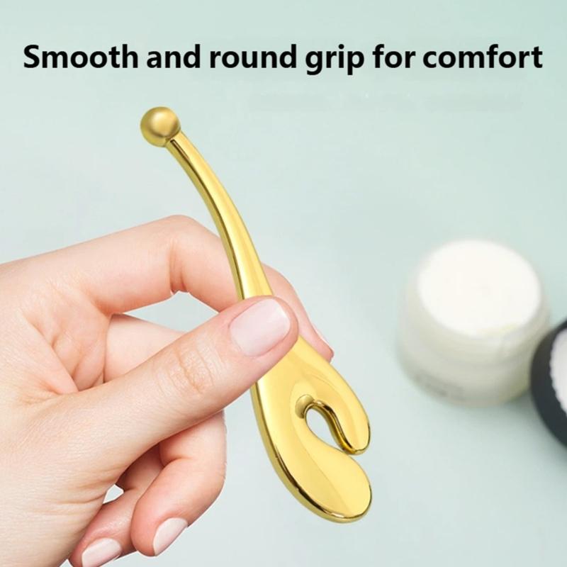 Metal Eye Cream Applicator Sticks Face Cream Spoons Elegant Face Massage Tool For Eyes And Forehead In 2 Color