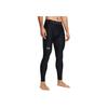 Under Armour HeatGear Moisture Wicking Comfortable Soft Tight Knit Sports Pants Men Pants Black 1361586-002