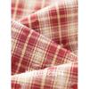Plus size women clothing [Scotland Island] Chubby Girl Summer Holiday Style Plaid High Waist Meat Covering Loose Vest Dress
