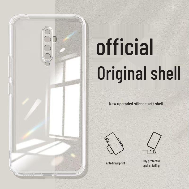 OPPO Reno 2F Case: Solid Color, Rubik's Cube Design, Liquid Full Coverage, Anti-drop, Straight Edge, Soft Personalized Cover.