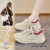 2025 Vår Dämpande Sneakers för Kvinnor: Mångsidiga, Tjocksålade, Trendiga Fritidsskor för Vår och Höst