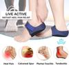 SEFLICA® Gel Heel Cups Silicon Heel Pad for Heel Ankle Pain, Heel Spur Shoe Support Pad for Men and Women Shock Cushion Pad for Heels Cushion Heel