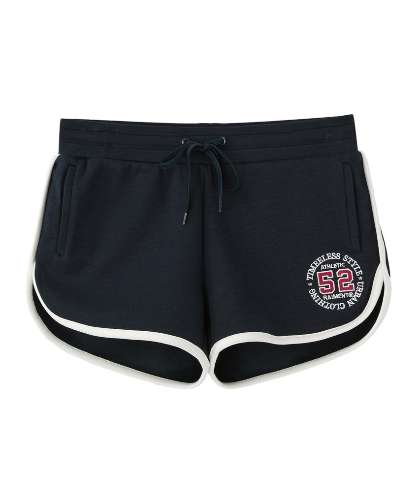 RAIMENT (W) Women'S Circle Athleisure Dolphin Shorts_Navy