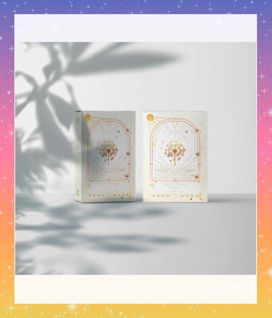 Flower message oracle card languages Japanese commentary included Flower message oracle card Tarot card fortune telling [Japanese] (4 version)