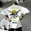 One Piece Anime T Shirt Men Women 2026 Summer New Cotton Casual Short Sleeve Tee Tops Straw Hat Luffy Crew Oversized Streetwear