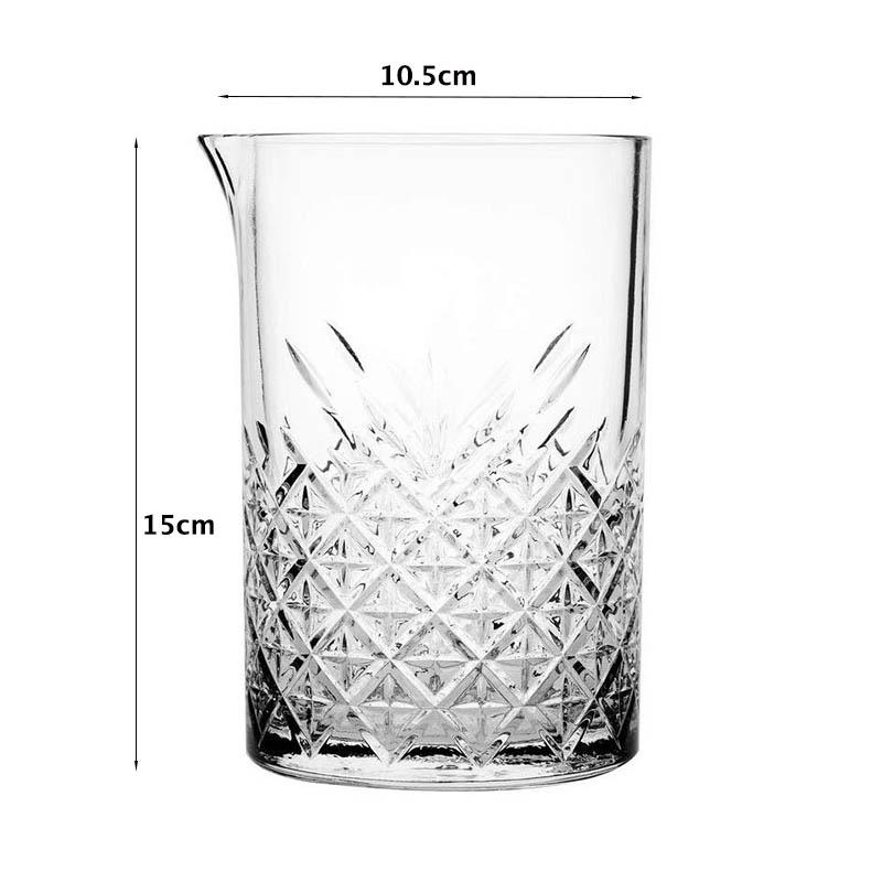 700ml Glass Studded Cocktail Mixing Glass 460-700ml