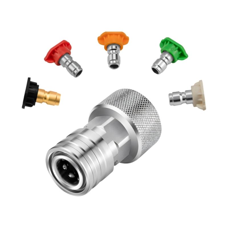 Professional 3/4 Inch To 1/4 Inch Garden Hose Connector Adapter For Efficient Water Flowing And Leakproof Seal