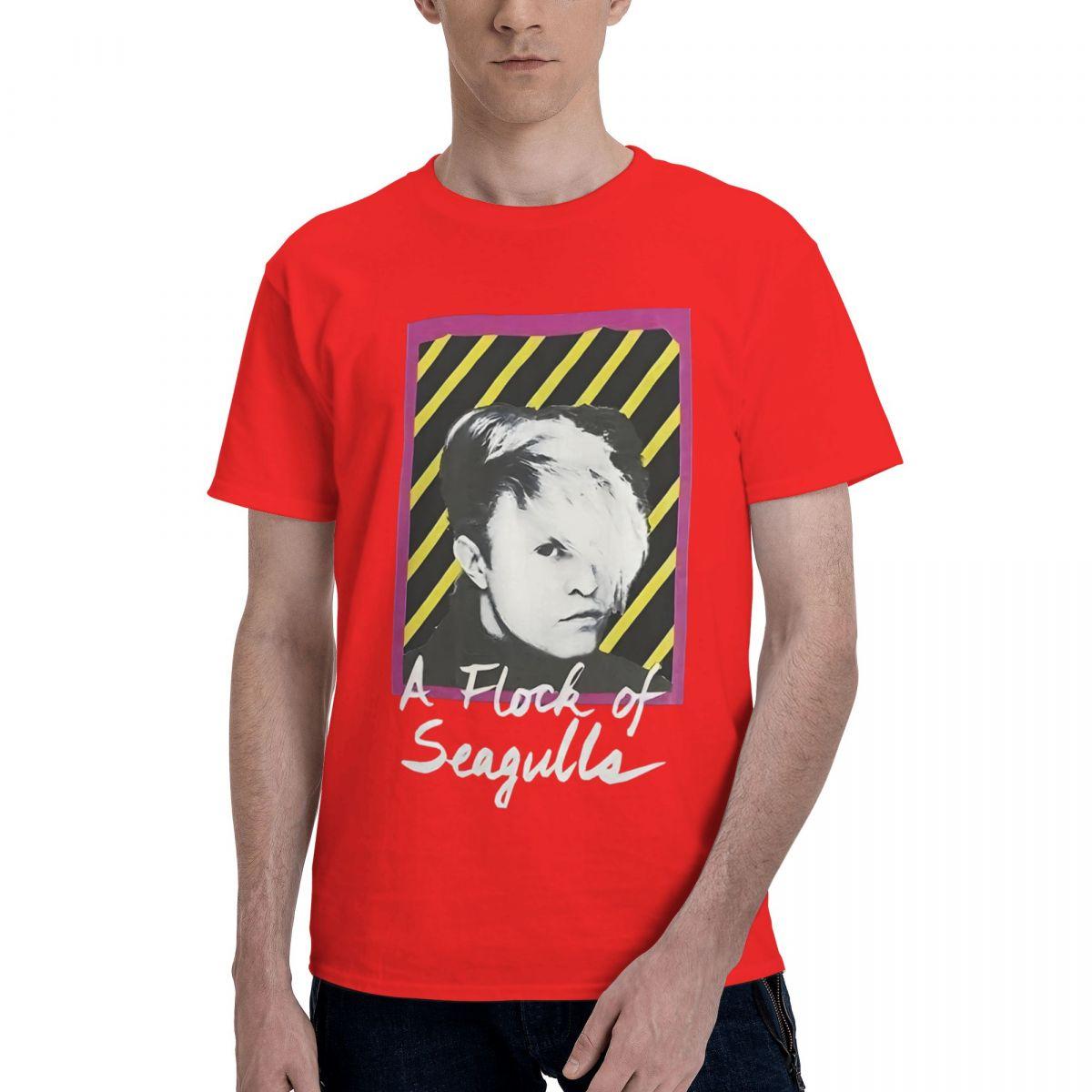 

A Flock Of Seagulls 100 Cotton Casual Breathable Confortable Shirt Funny Mens TShirt Mens Gifts S