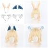 Adorkable Headband Cartoon Rabbits Hair Hoop Eye-catching Headpiece Headwear for Halloween Cosplay Role Play
