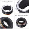 Concept mount adapter Nikon F-vatting Micro Four Thirds-vatting conversie Compatibel met Nikon Micro-vatting conversieadapter Matte afwerking Oneindigheid