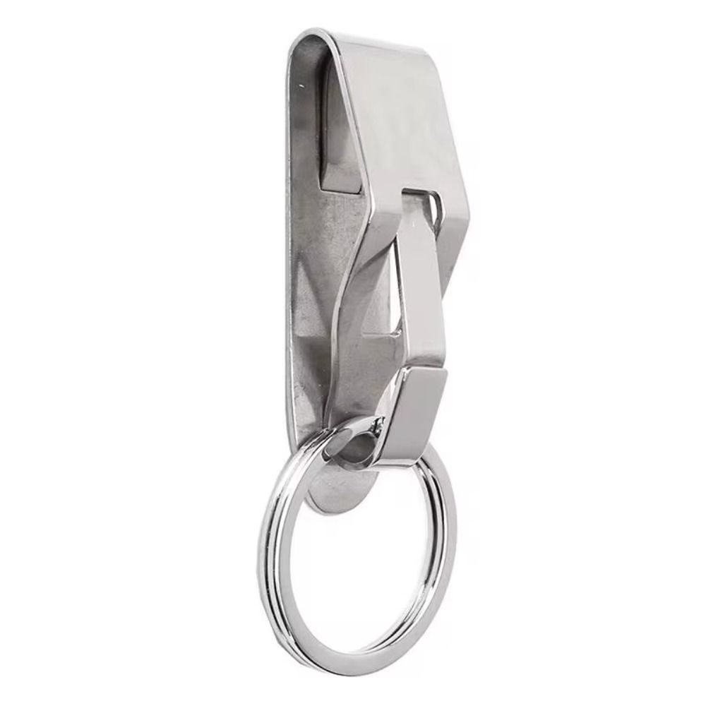 Heavy Duty Belt Keychain Quick Release Belt Key Holder Stainless Steel Keyring  Jewelry Hooks