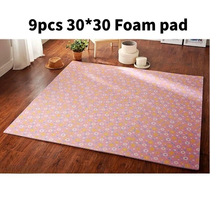 Minde Garden Floral Foam Puzzle Play Mat For Kids Bedroom And Lounge Safety Play Area