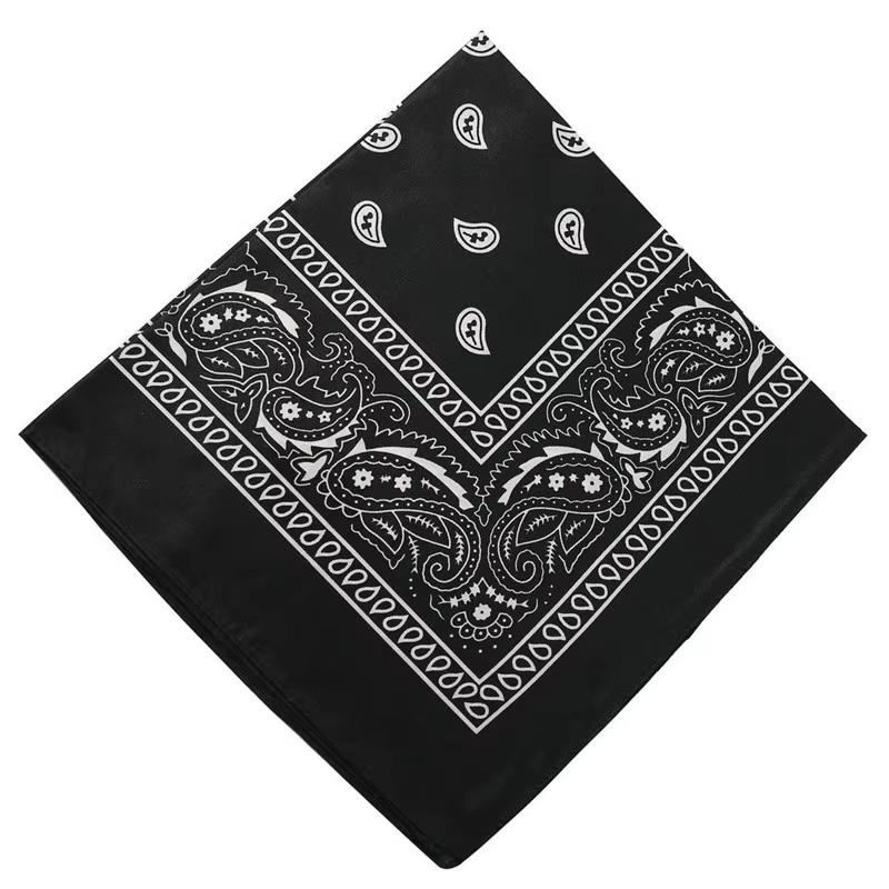 2025 Neu Unisex Herren Damen Bandana Haarband Cowboy Herren Biker Sport Kopfbedeckung Handgelenk Haarwickel Einseitiges Kopftuch Schal Paisley