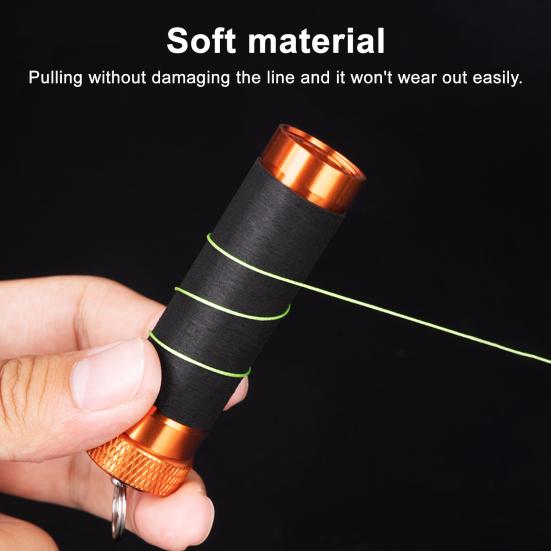 Fiskeknute-strammer Bærbar Linesamler med Hengehull Kompakt Design Sklisikkert Lineknuteverktøy Fisketilbehør