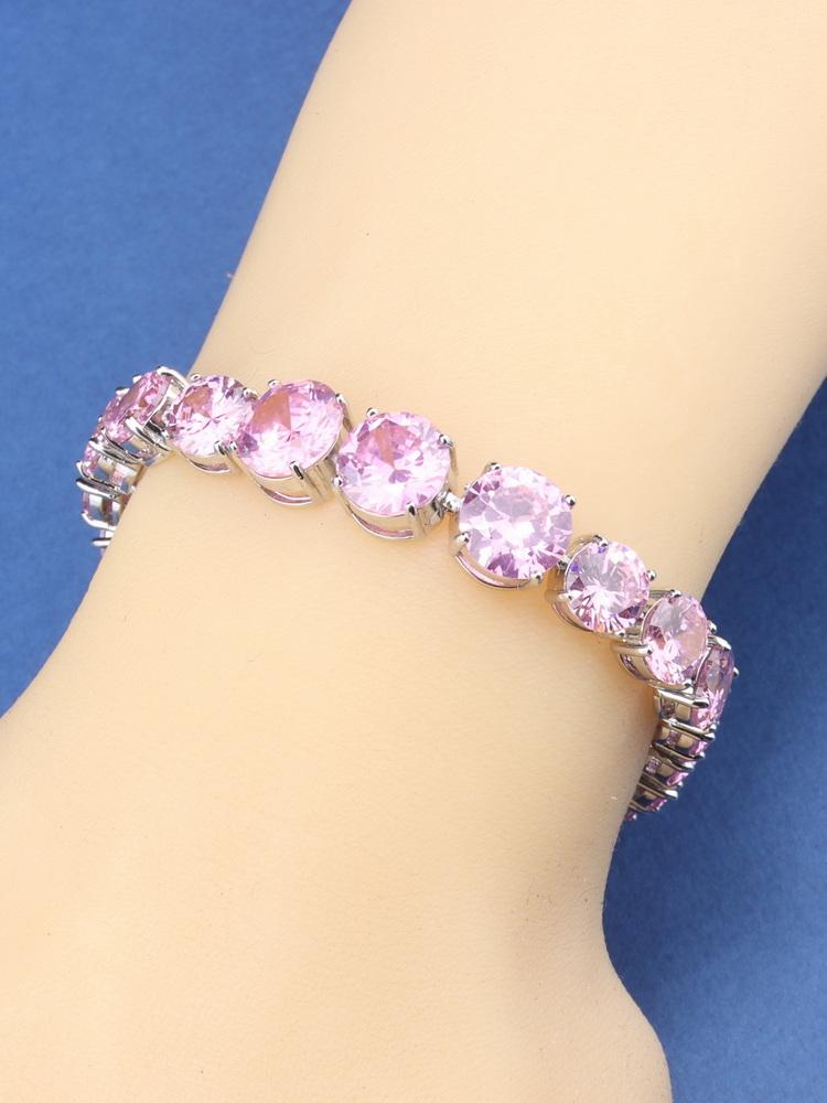 Italian Charm Bracelet Original    Fine Jewelry & Accessories Round Colorful Zircon For Women/Girl Fashion Gift