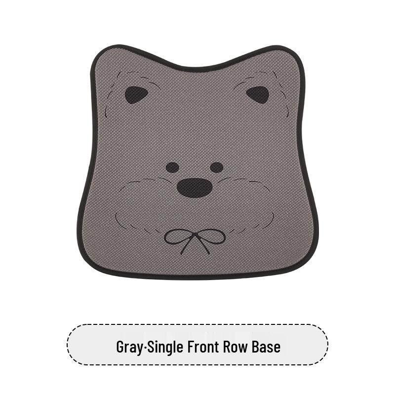 West Highland White Terrier Puppy Car Seat Cushion for MG Models (MG4, MG5, MG6, MG7, ES5) – Cute Cartoon Design for All Seasons.