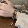Beaded Jingdezhen Ceramic Bracelet Handcrafted Geometric Design For Men Women And