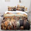 Statue of Liberty American City 3D Bedding Set Scenery Duvet Cover Set with Pillowcase Home Textile Twin Full Queen King Size