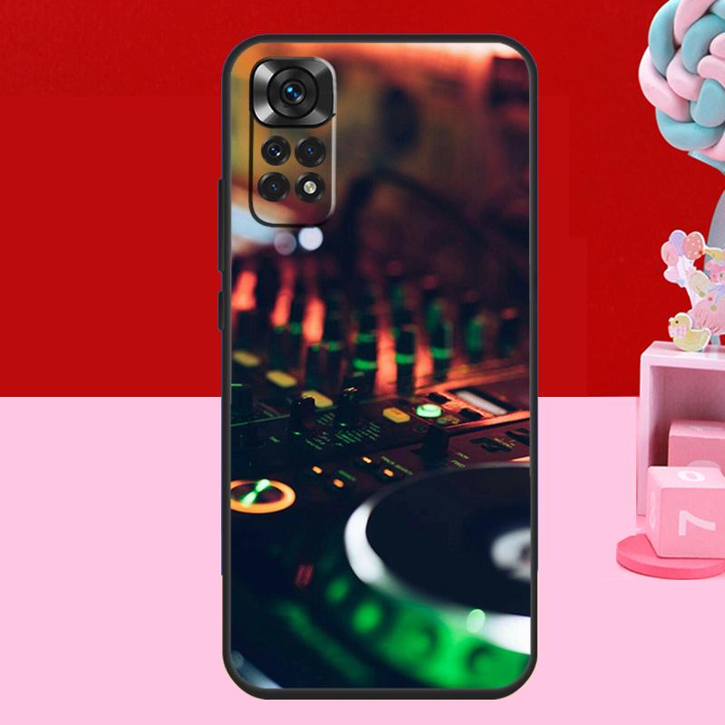 Music DJ Controller Mixer Case For Xiaomi Redmi Note 14 13 12 11 10 15 Pro Plus Redmi 15 C 13C 10C 12C 14C Soft Cover