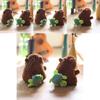 Keychain Capybara Plush Toy With Wagging Tail Pp Cotton Filled Gift Idea