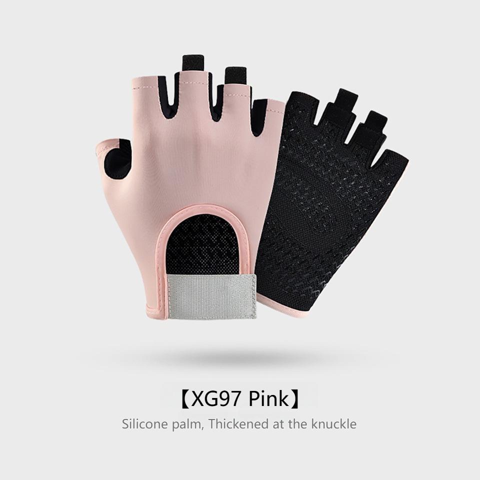 

Getinfit Fitness Half-Fingered Gloves Sports Training Cycling Weightlifting Equipment Anti-Slip Wear-Resistant Breathable Preven L