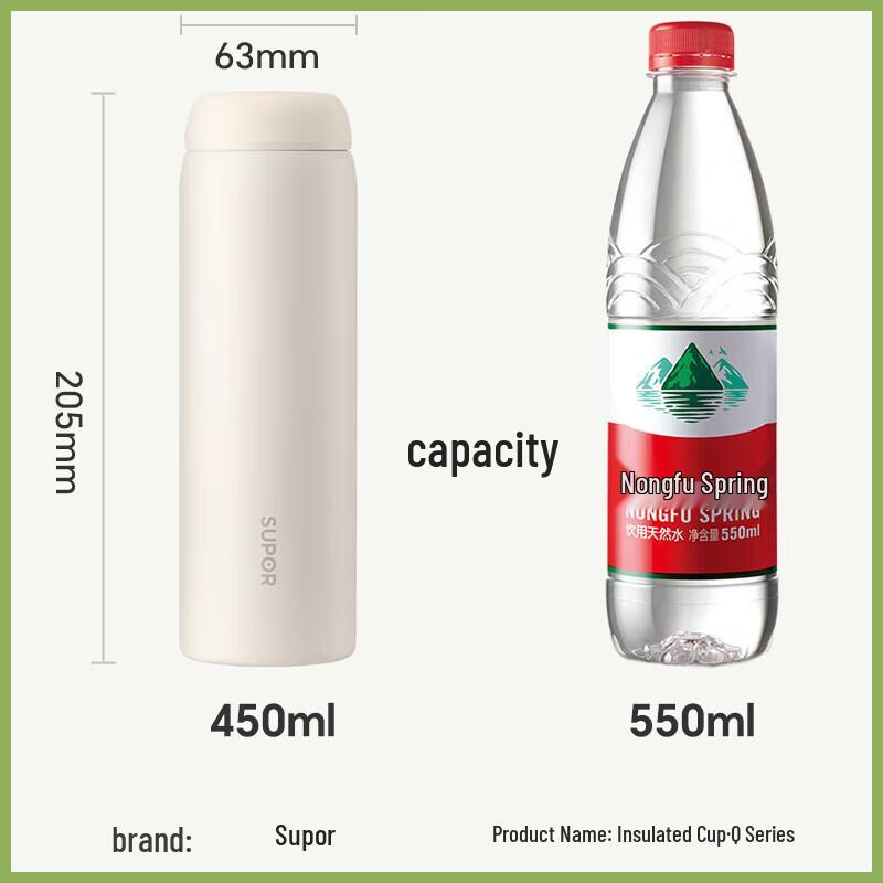 Supor 316L Stainless Steel Portable Thermos Bottle