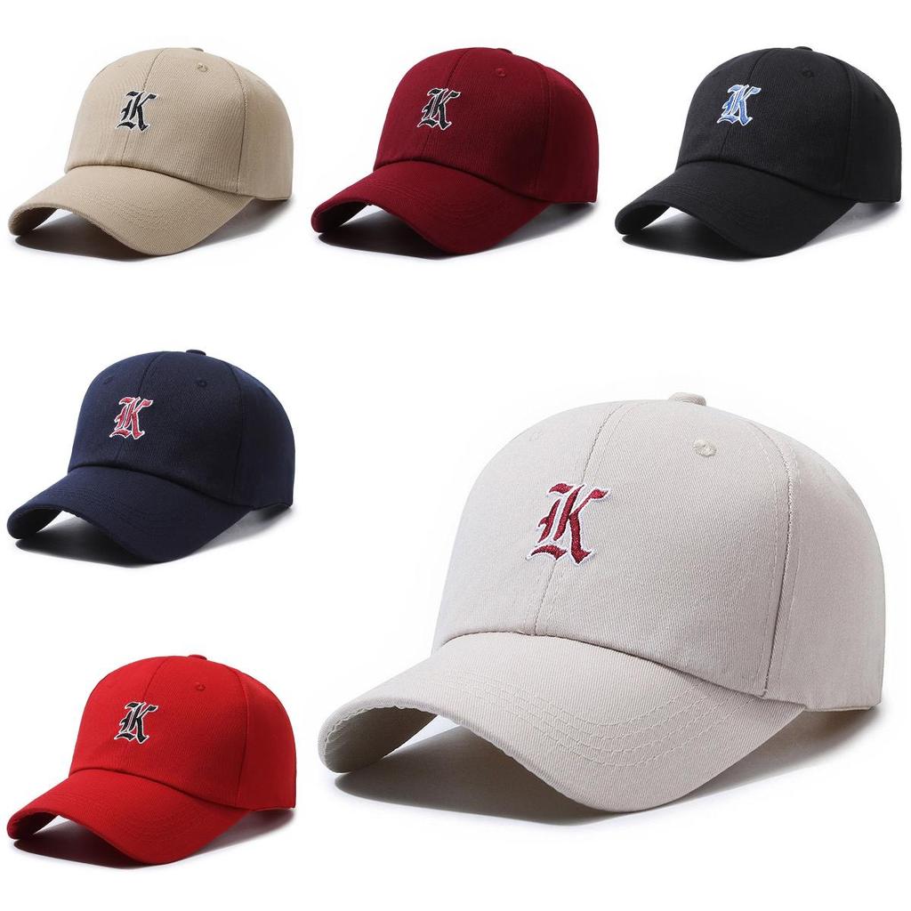 Embroidery Baseball Alphabet Cap Trendy Casual Hat Adjustable Sun Protection