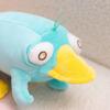 25cm Kawaii Blue Platypus Stuffed Toy Adorable Perry the Platypus Plush with Yellow Beak Birthday Gift Room Decor