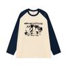 Women's T‑Shirt Raglan Sleeve Color Block Top Loose Fit 100% Cotton Casual Plus Size Short Long Sleeve For Summer Autumn