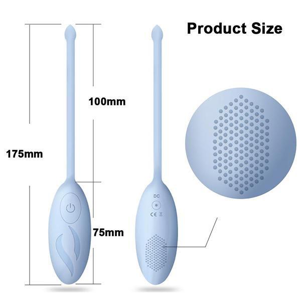 Kulevibrator Trådløs Fjernkontroll Vaginalkule Kegelkule Vibrerende Egg Masturbator Sexleketøy