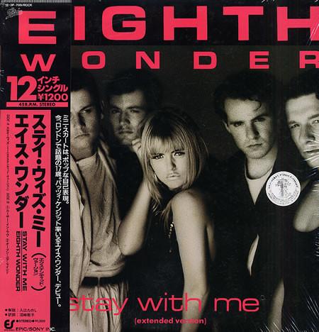 

12inch Record EIGHTH WONDER - Stay With Me 123P700 EPIC 1985 Japan Obi Pop Used