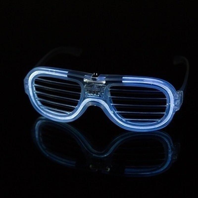 Flashing Party LED Light Glasses for Party Birthday Party Funny Tricky Fluorescent Luminous Rave Costume Party DJ Bright