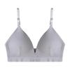 Women's Triangle Cup Summer Wireless Bra - Thin, Light Support Bandeau for All Sizes