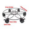 Plant Stand On Wheels Flower Cart Plant Mover With Wheels 3X Heavy Duty Metal Planter Pallet Flower Pot Mover With 6 Casters For