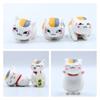 Large Size 6 Styles Natsume's Friend Cat Teacher Action Figure Anime Cat Twist Egg Micro Landscape Decoration Ornament Pvc Material