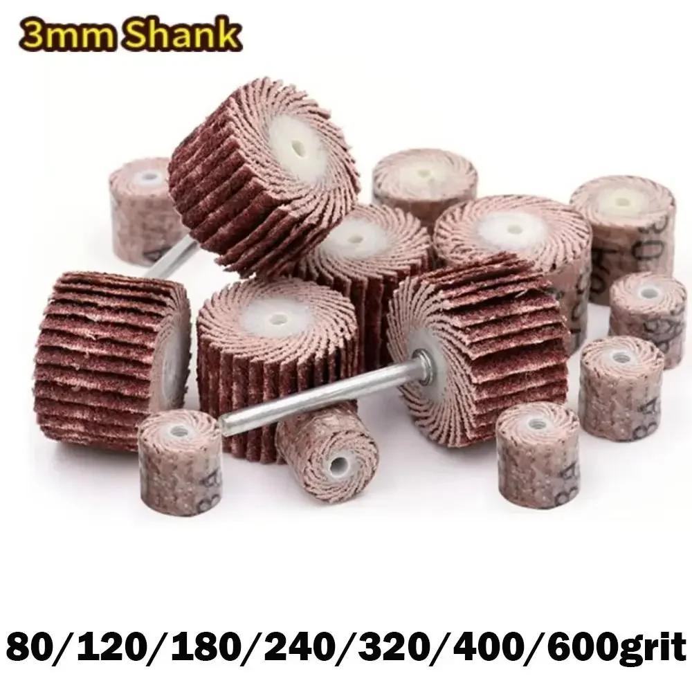 Flap Wheel Multiple Sizes Flap Sanding Wheels Aluminum Oxide Coated Abrasive Cloth Flap Wheels Die Grinder Flap Wheel For Dremel