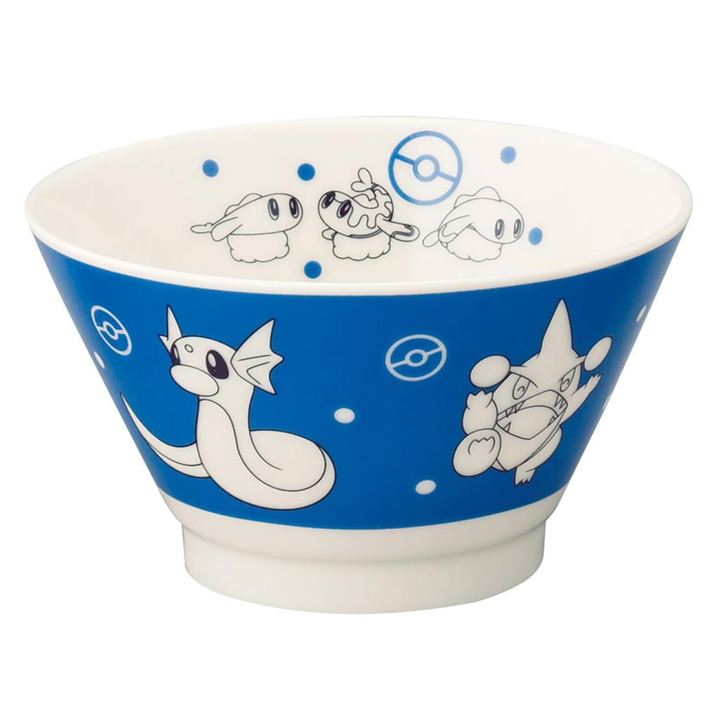 Yamaka Shoten Rice 12 x Dragon Pokemon Type Series "Pokemon" Bowl, Approx. 7cm, 360ml, Design, Merchandise, Tableware, 3, Blue, PM272-351
