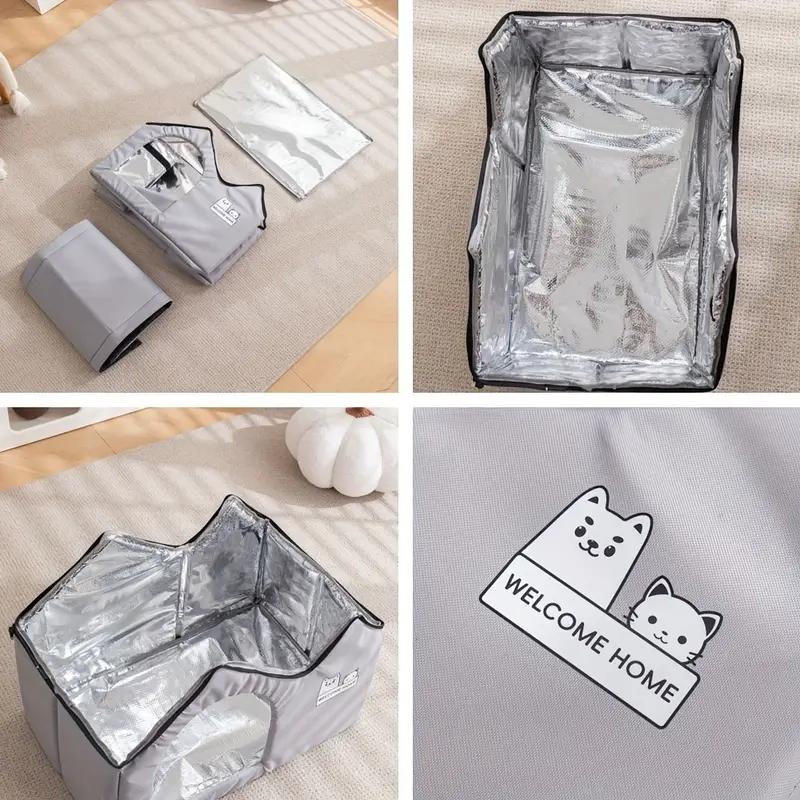 Removable Cat Air Conditioning House Summer Cat Cooling Tool Nest Dog Ice House Dog Four Seasons Cat Pet Ice House