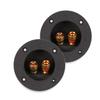Round Speaker Terminals Banana Plug Ideal for Speaker Box and OcelloBlack - Compatible. Creation, Repair, Maintenance.