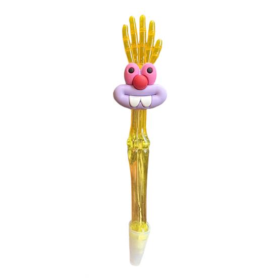 Cute Ballpoint Pens Kids Cartoon Gel Pen With Top Hand