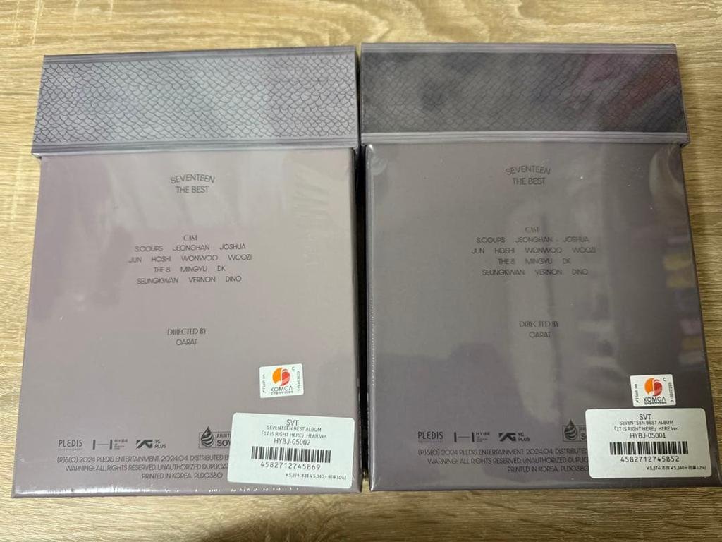 [USED] Seventeen 17 is right here album (2 versions) with exclusive trading card for visitors