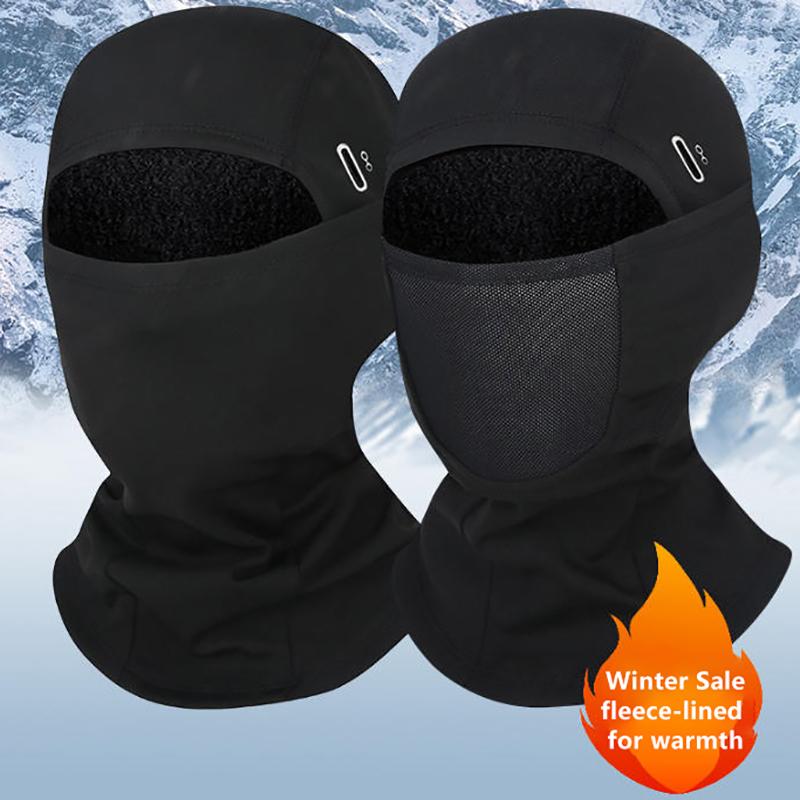 Gesichtsmaske Warm Winter Schal Sturmhaube Helmfutter Angeln Skifahren Wandern Fahrradmaske Winddicht Atmungsaktiv Kopfbedeckung
