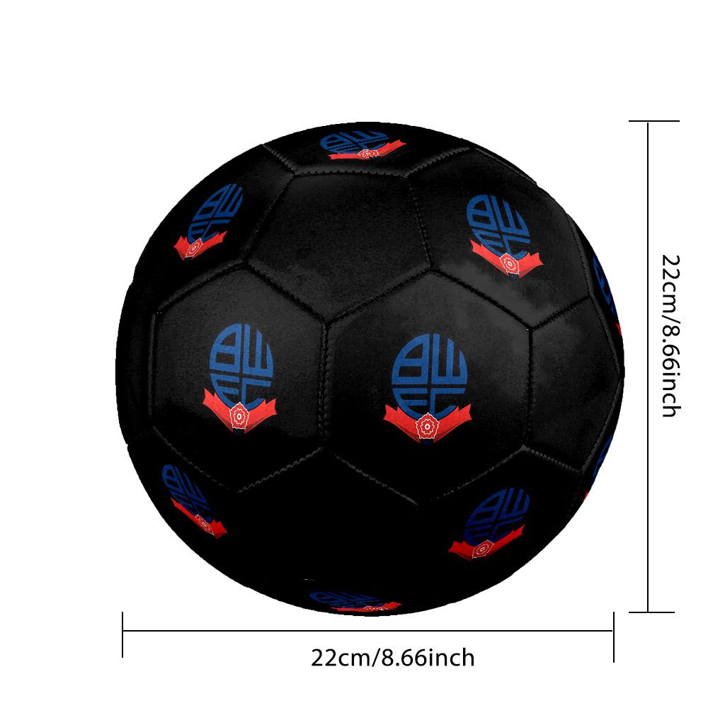 Bolton Wanderers F.C Soccer Ball Colorful All Ages Machine Stitched PVC Competition Ready Durable High-Bounce.SIZE5